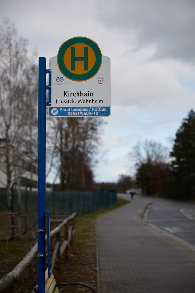 Haltetelle Kirchhain Lausitzk.-Wohnheim